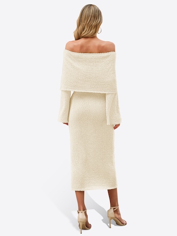 Imily Bela Strikkjole i beige