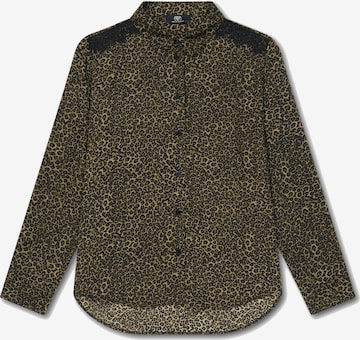 Le Temps Des Cerises Blouse 'Solal' in Groen: voorkant