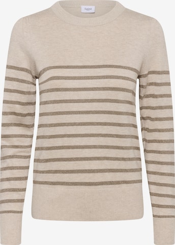 SAINT TROPEZ - Pullover 'MilaSZ' em bege: frente