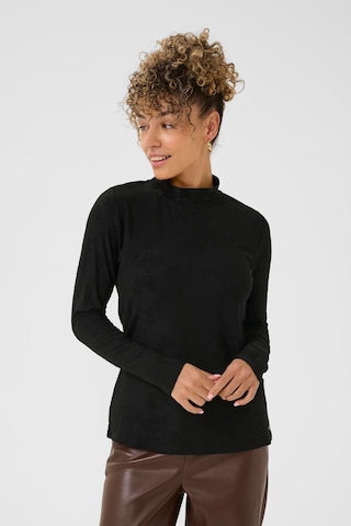 Cream - Camisa em preto: frente