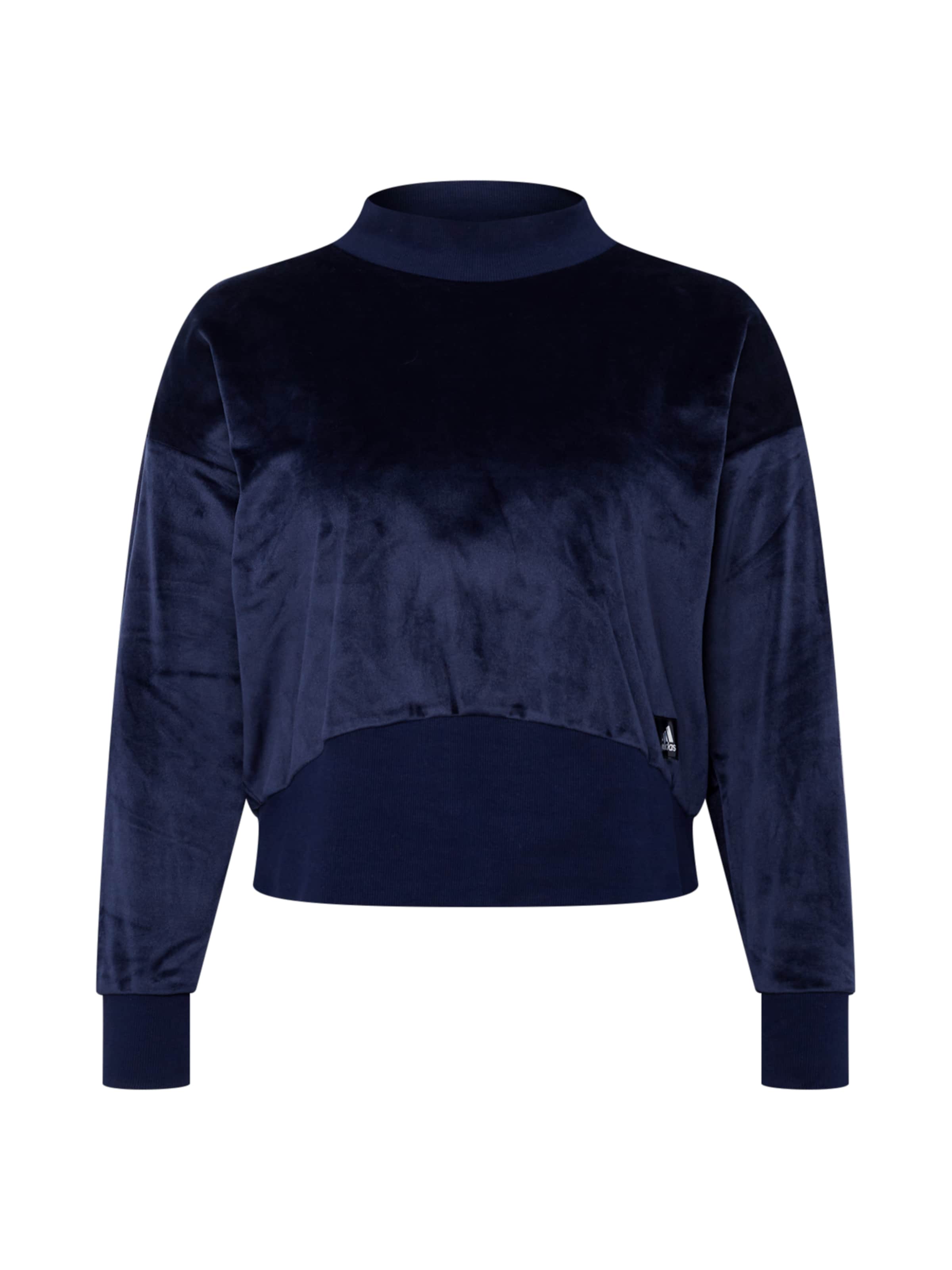 ADIDAS SPORTSWEAR - Camiseta deportiva 'Holidayz Cozy Velour ' en azul: frente
