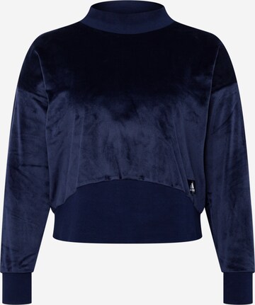 ADIDAS SPORTSWEAR Sportsweatshirt 'Holidayz Cozy Velour ' i blå: forside