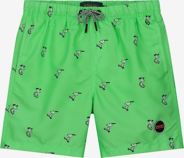 Shorts de bain Shiwi en vert : devant