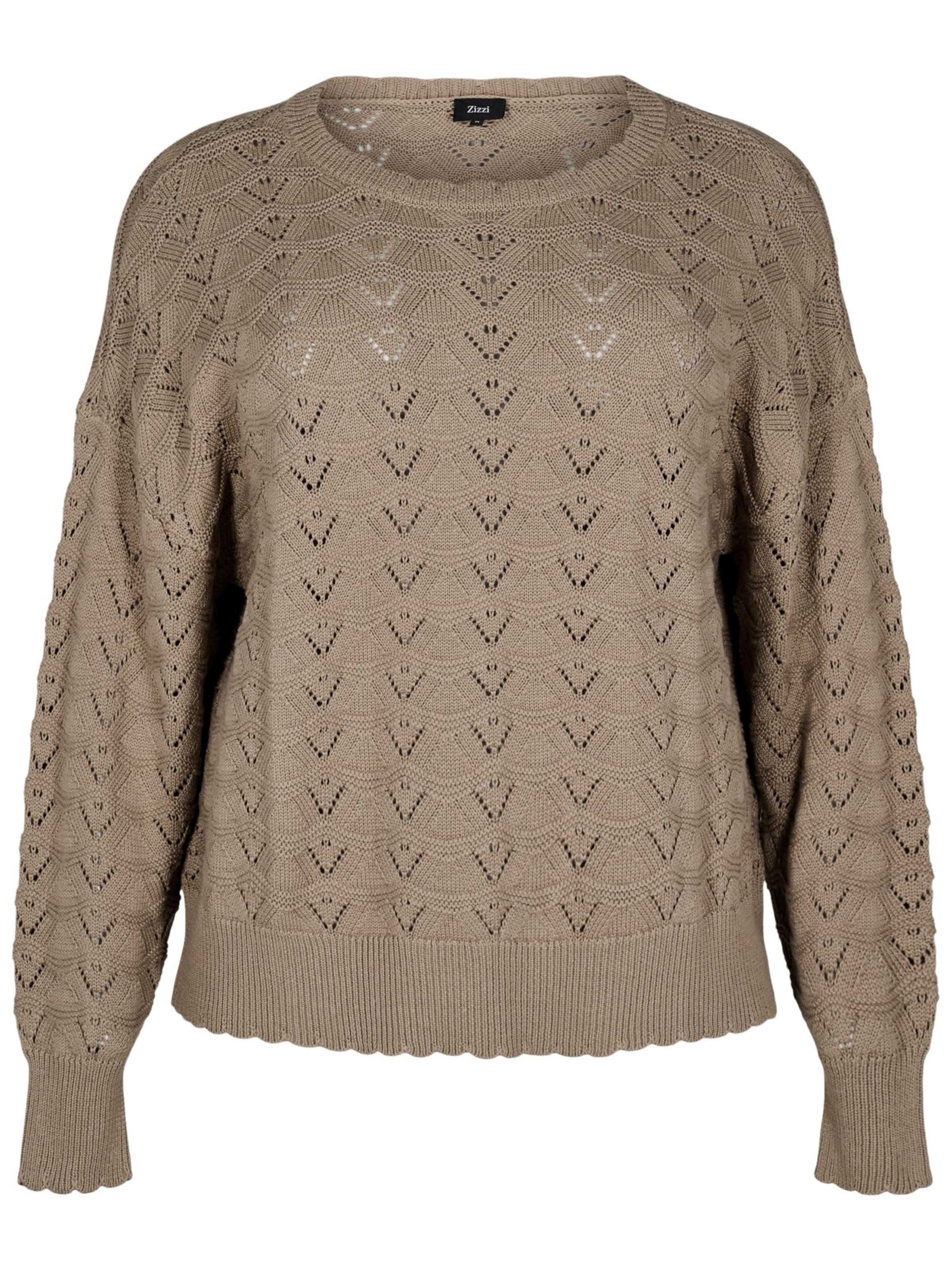 pilka Zizzi Megztinis 'CAEMMI': priekis