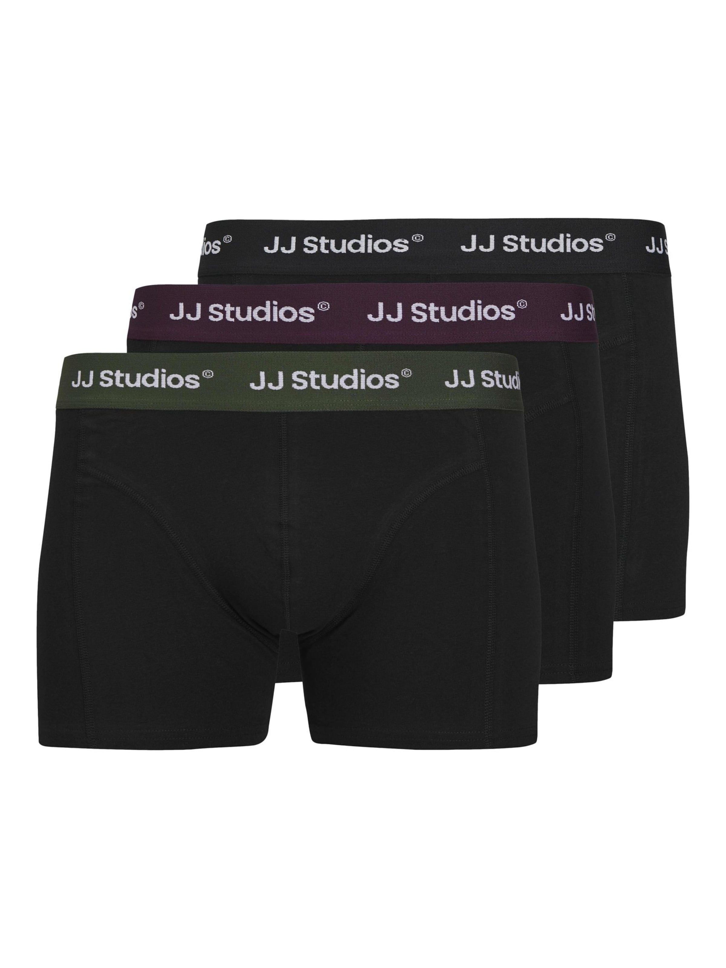Jack & Jones Junior Underpants 'JACSOHO' in Black: front