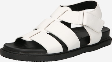 4th & Reckless - Sandalias 'VIVA' en blanco: frente