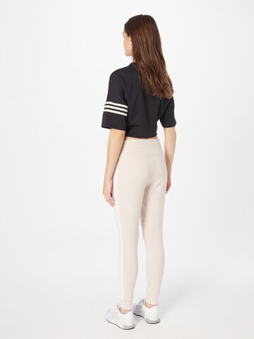 Effilé Pantalon de sport 'Essentials' ADIDAS SPORTSWEAR en beige