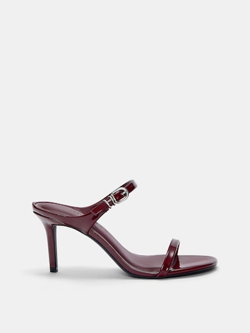 Mule Pull&Bear en marron