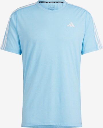 T-shirt fonctionnel 'Own the Run  ' ADIDAS PERFORMANCE en bleu : devant