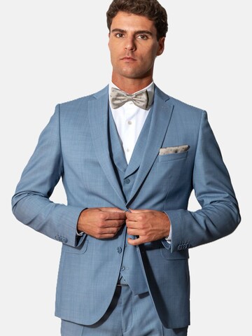 Real Guys Set Fliege mit Einstecktuch in Beige: Vorderseite
