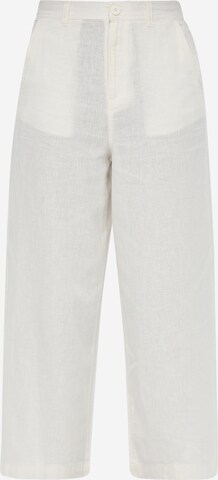 QS Szeroka nogawka Spodnie w kolorze biały: przód