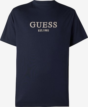 GUESS Футболка в Синий: спереди