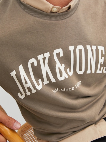 JACK & JONES Sweatshirt 'Josh' in Braun