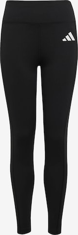 ADIDAS PERFORMANCE Workout Pants 'Opt Fav' in Black: front
