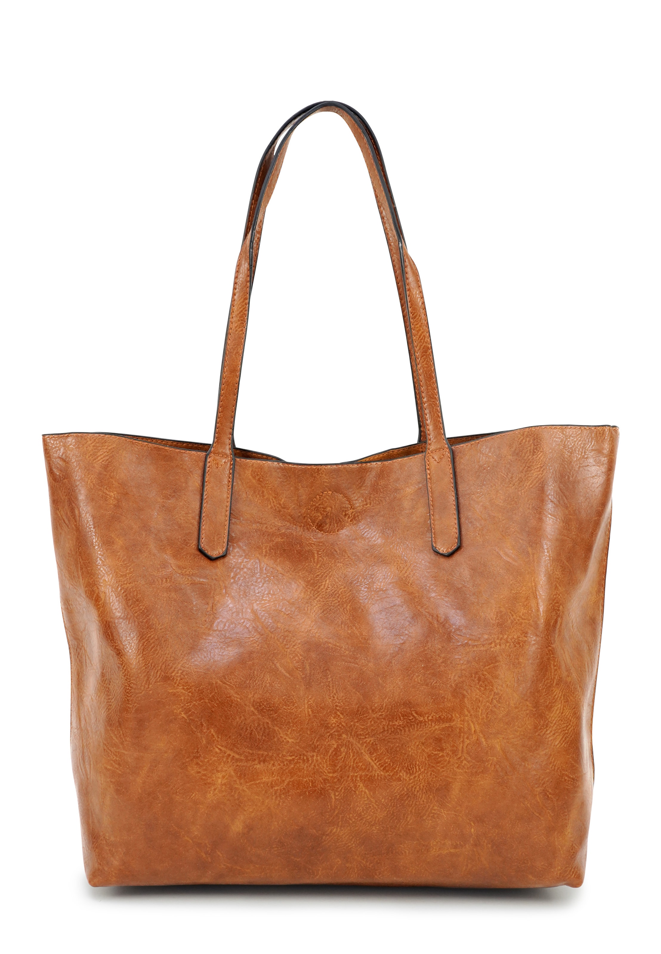 HARPA Shopper in Brown: front