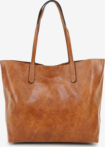 HARPA Shopper in Brown: front