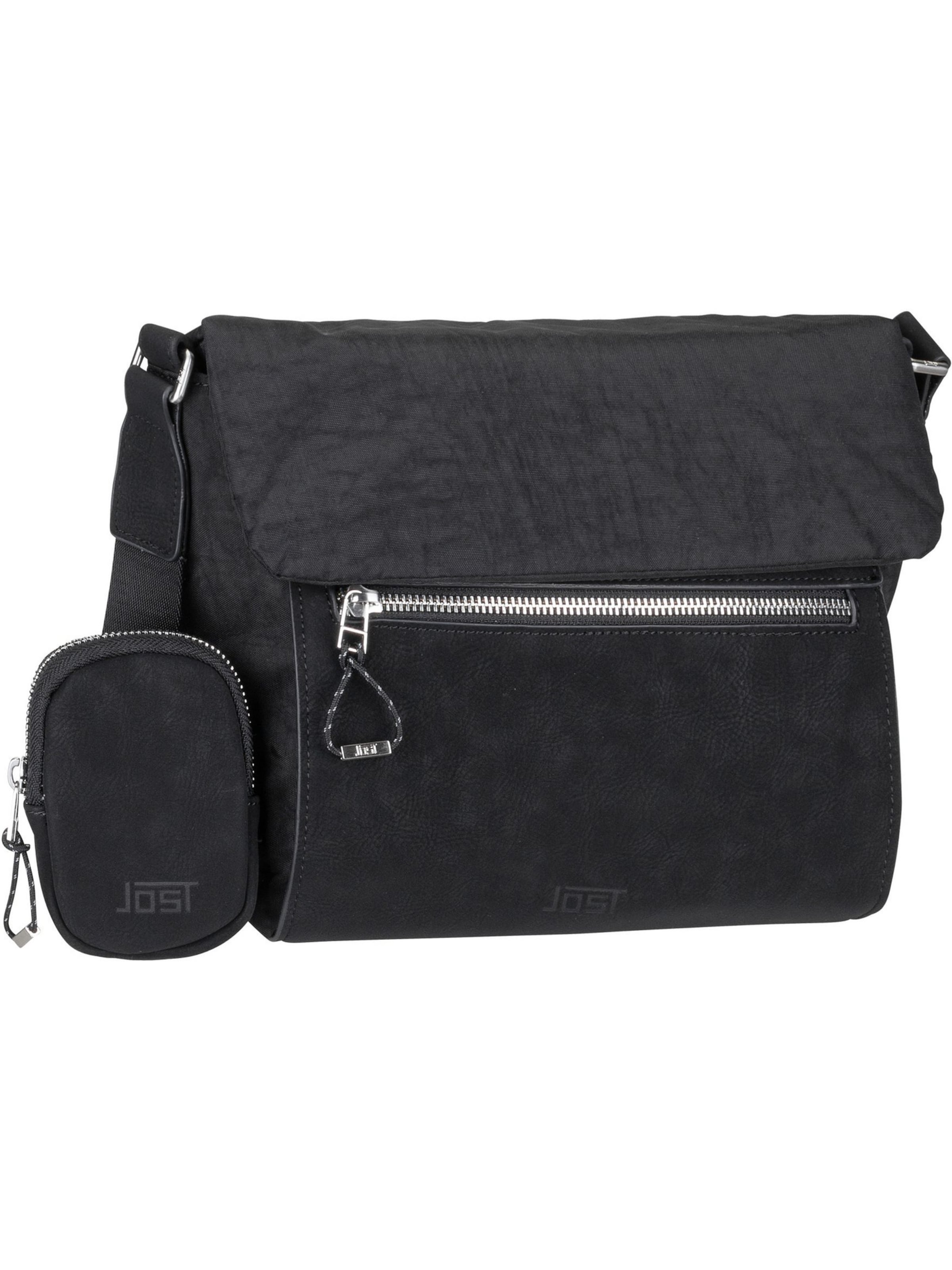 JOST Umhängetasche 'Roskilde' in Schwarz: Vorderseite