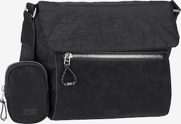 JOST Crossbody Bag 'Roskilde' in Black: front