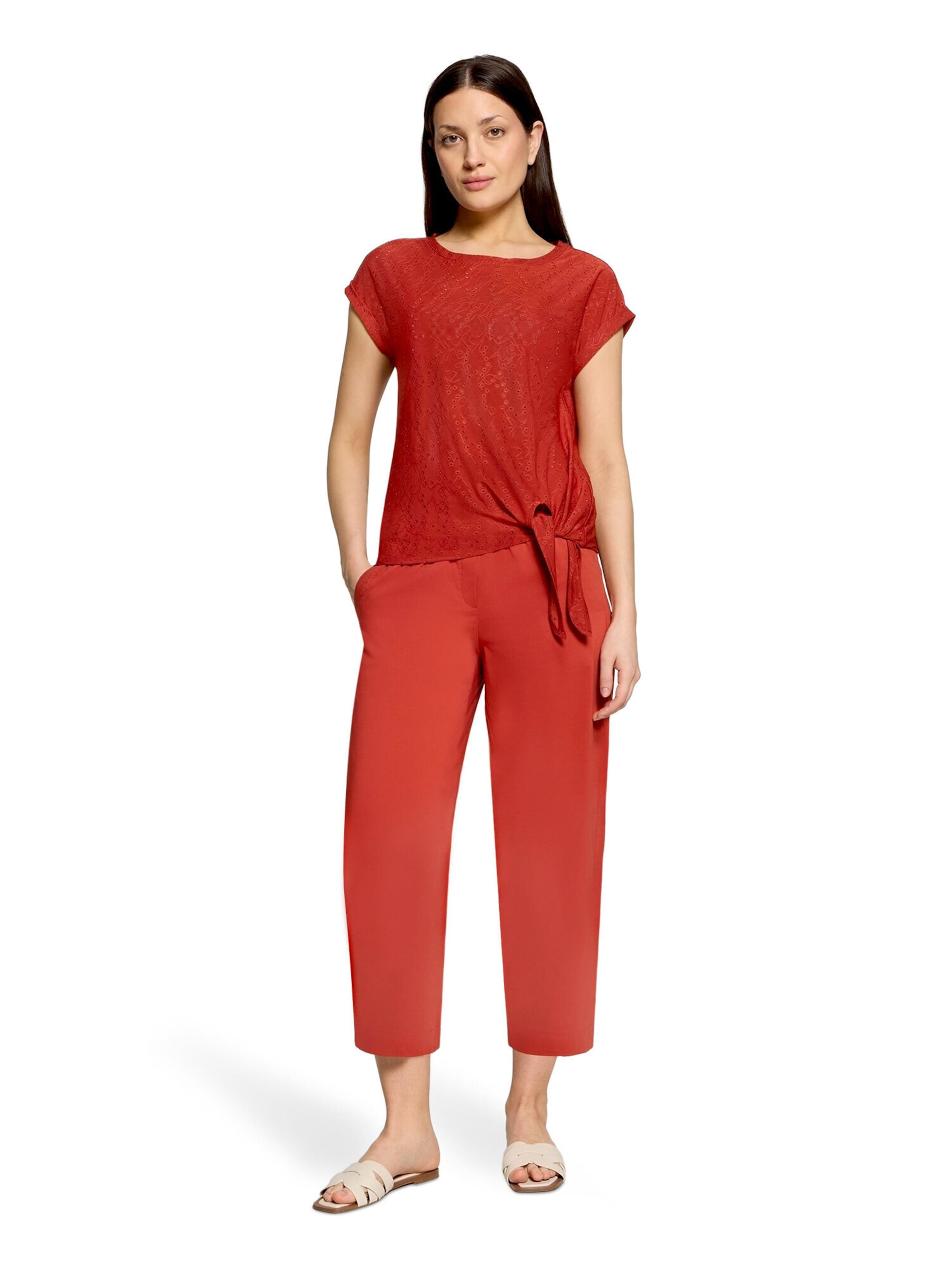 T-shirt Betty & Co en rouge