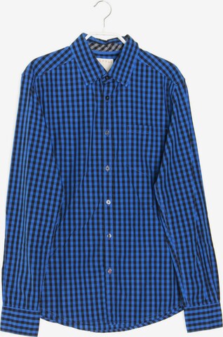 ESPRIT Button Up Shirt in S in Blue: front