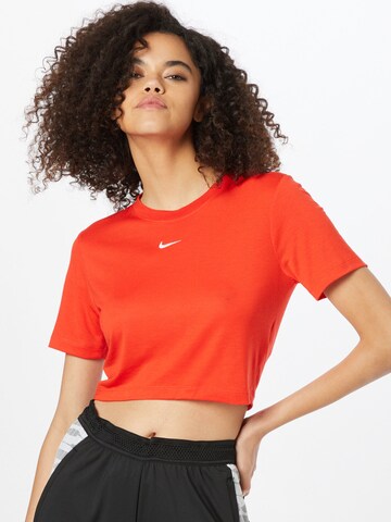 oranžinė Nike Sportswear Marškinėliai 'Essential': priekis