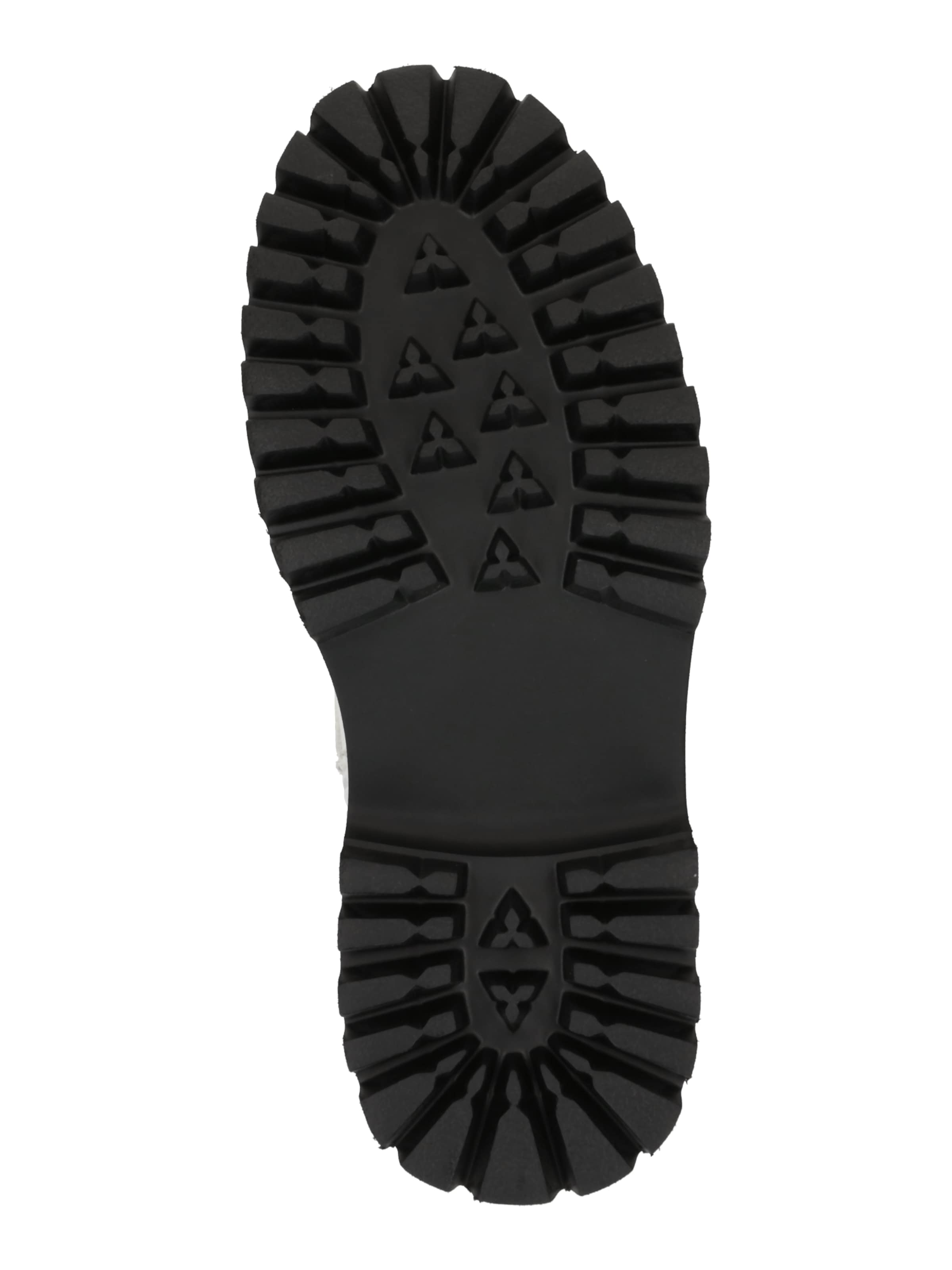 MUSTANG Šněrovací kozačky – bílá