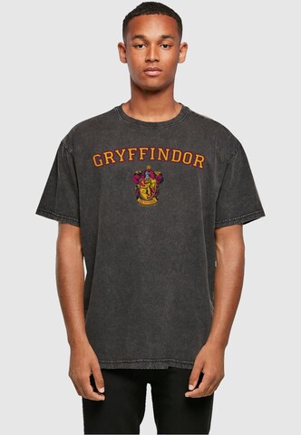 T-Shirt 'Harry Potter - Hogwarts Gryffindor Crest' ABSOLUTE CULT en gris : devant