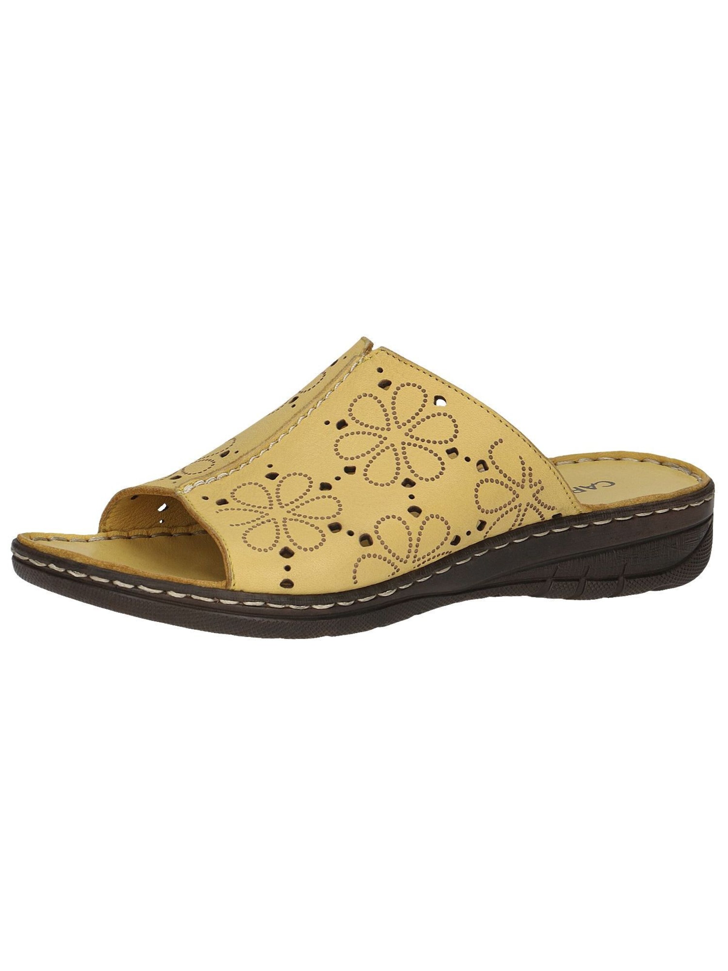 Mule CAPRICE en jaune : devant