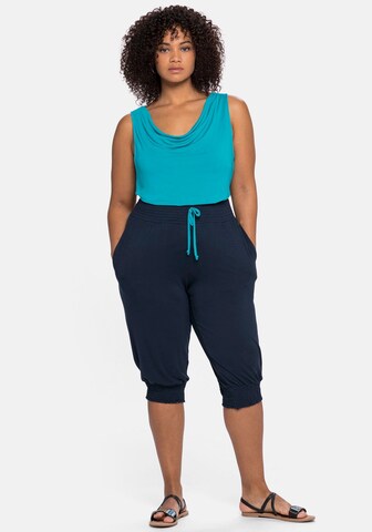 SHEEGO Tapered Pants in Blue