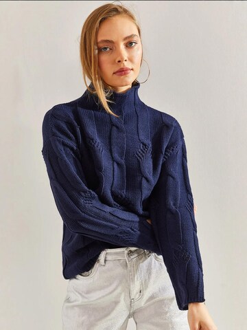 Pullover 'Pullover' di Bianco Lucci in blu: frontale