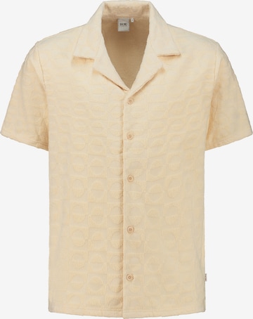 Shiwi Comfort fit Button Up Shirt in Beige: front