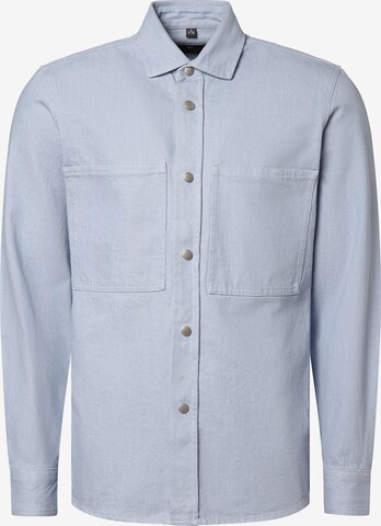 Nils Sundström Button Up Shirt in Blue: front