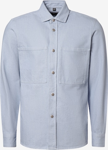 Nils Sundström Regular fit Button Up Shirt in Blue: front