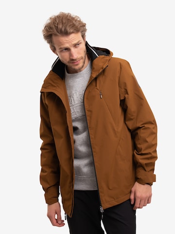 Veste outdoor 'Vaanila' Rukka en marron : devant