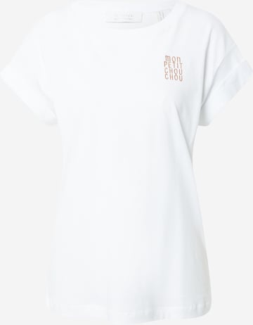 T-shirt Rich & Royal en blanc : devant