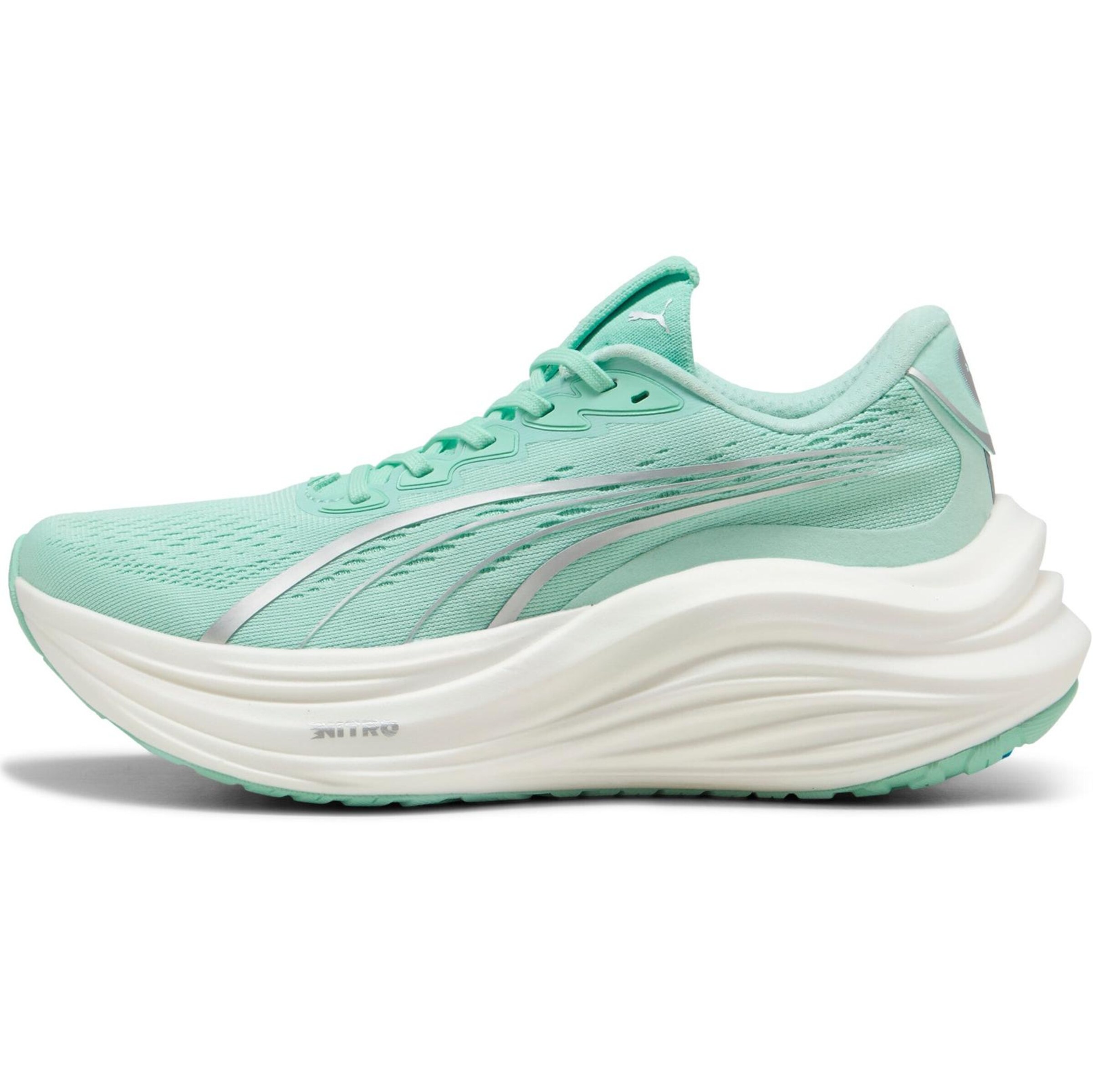 PUMA Running Shoes in Green: front