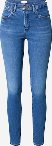 Skinny Jean 'HIGH SKINNY' WRANGLER en bleu : devant