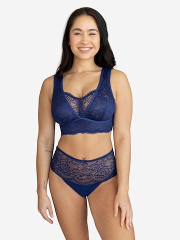 Bustier Soutien-gorge 'Eliana' SugarShape en bleu : devant