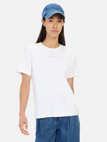 CAMEL ACTIVE T-Shirt aus Organic Cotton in Weiß: Vorderseite