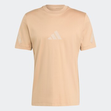 ADIDAS SPORTSWEAR Funktionsshirt 'Z.N.E.' in Braun: Vorderseite