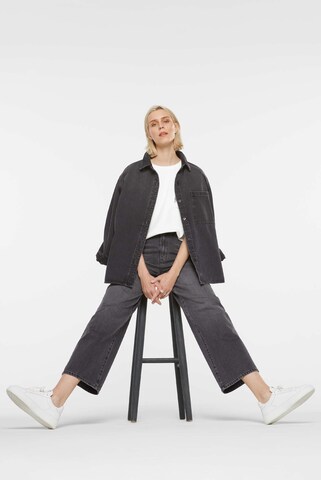 SENSES.THE LABEL Wide leg Jeans 'NE:LA' in Grey