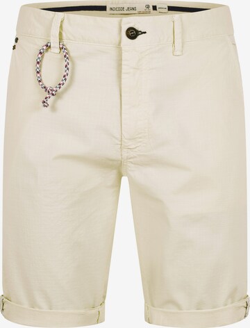 INDICODE JEANS Chino trousers 'INPifter' in Beige: front