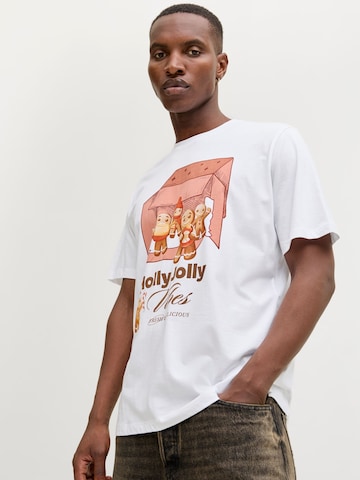 T-Shirt JACK & JONES en blanc