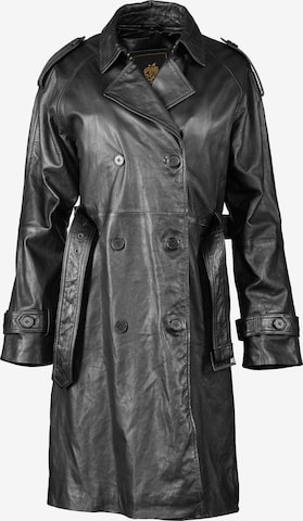 Apple of Eden Between-seasons coat in Black: front