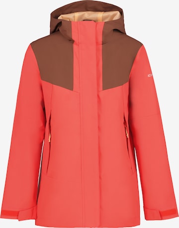 ICEPEAK - Chaqueta funcional 'Lynden Jr' en rojo: frente