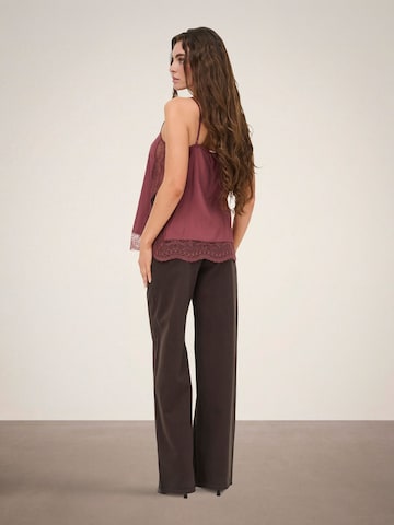 JDY Top 'JDYSoul' in Red