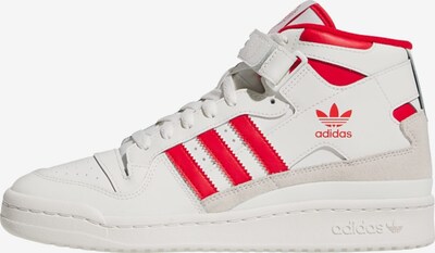 ADIDAS ORIGINALS Sneakers hoog 'Forum' in de kleur Rood / Wit, Productweergave