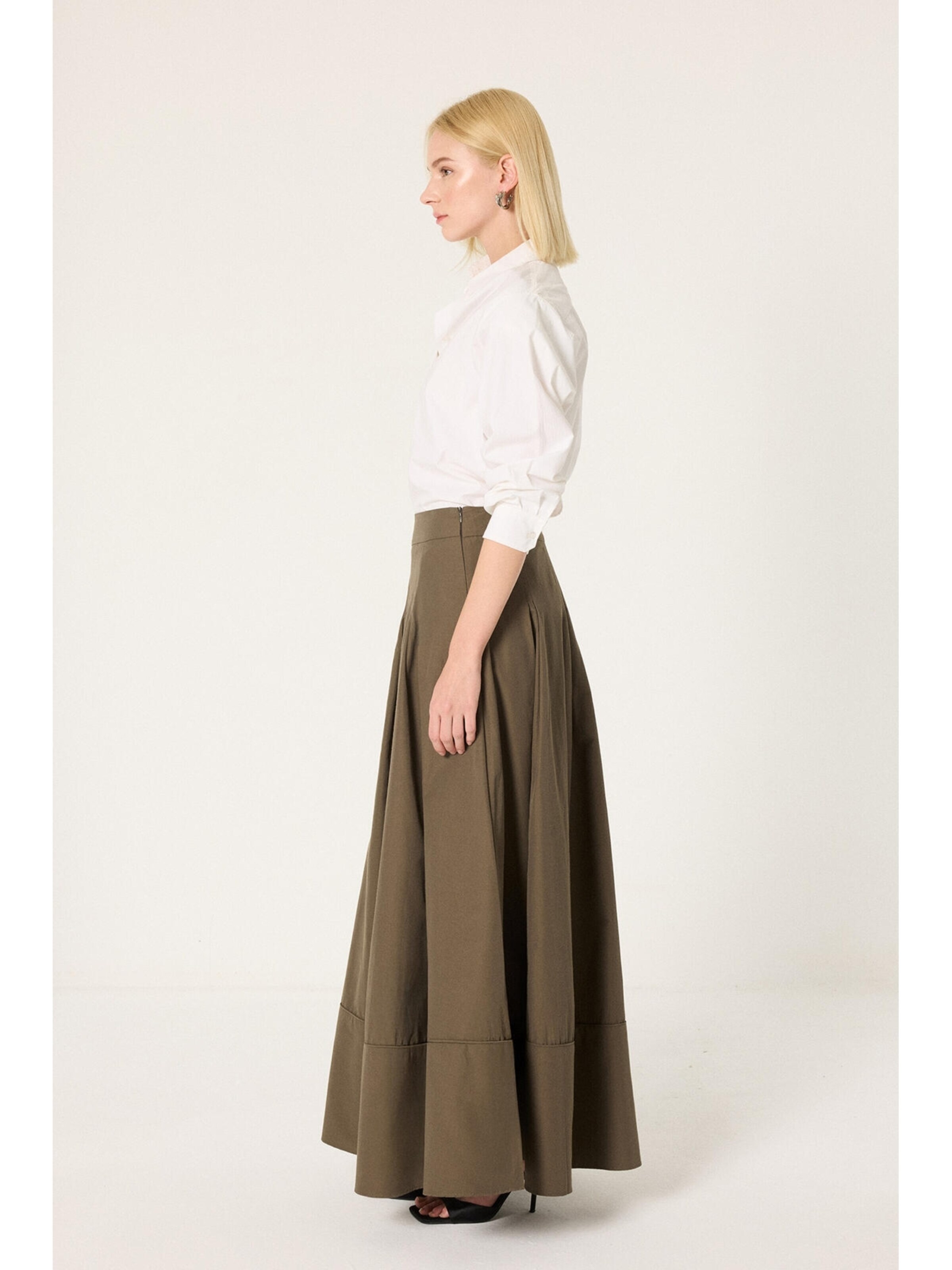 Touché Privé Rock 'A Line Skirt With Pocket Detail'‌‌‌‌‌‌‌‌‌‌ in Grün
