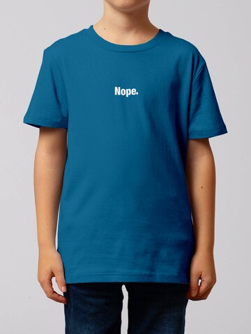watabout.kids T-Shirt 'Nope' in Blau