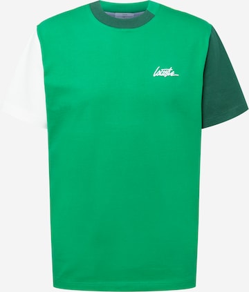 LACOSTE Tričko – zelená: přední strana